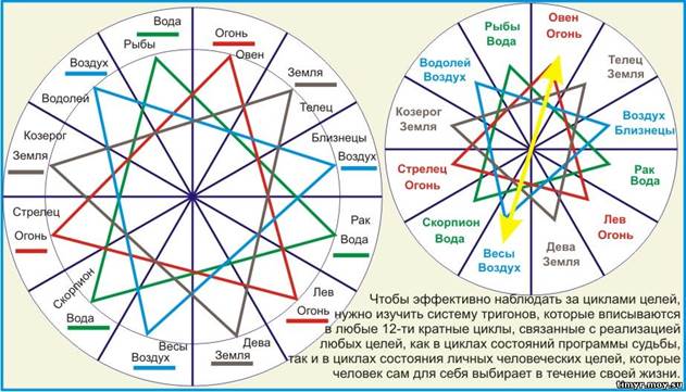 Циклы целей и тригоны.